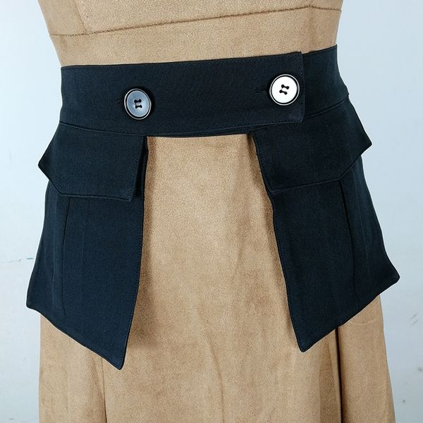 

elastic corset wide belts women in pocket bracelets accessories waistband designer belt mujer suit decoration for jacket, Black;brown