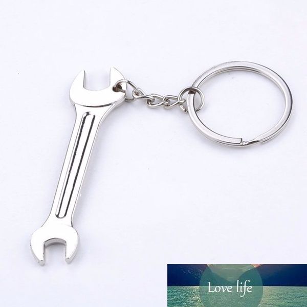 

1pcs creative tool wrench spanner key chain ring keyring metal keychain adjustable, Silver