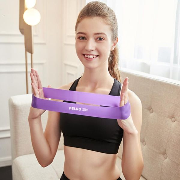 

yoga hip resistance loop bands pilates packeging home workout resistance bands stretch hand cinta elastica fitness bh50lld