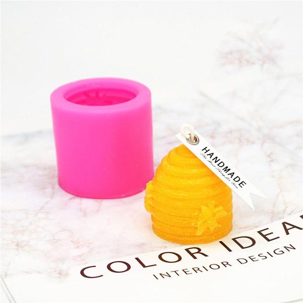 

honeycomb silicone candle mold handmade silicone soap mould aromatherapy candle mold aromatherapy gypsum pendulum mould wmtfan