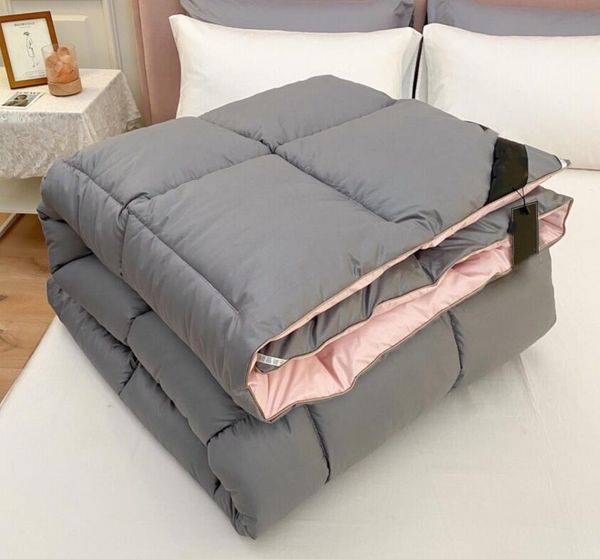

2021 gray winter queen size duvet (only duvet) warm thick duvet comforter winter duvet fast shipping