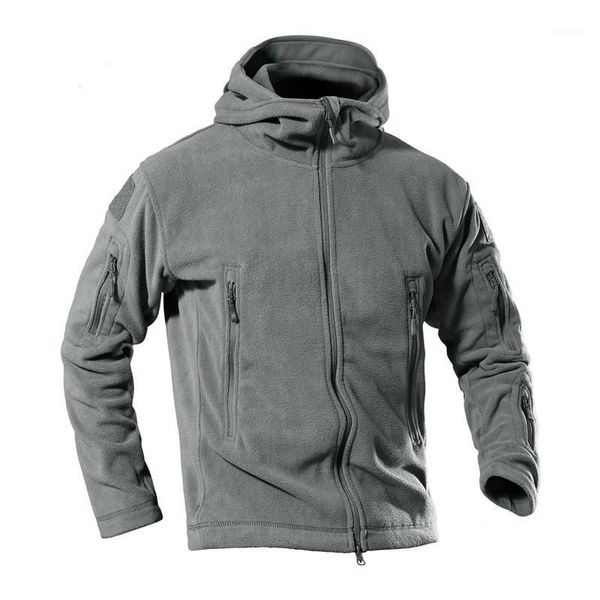 

outdoor fleece hooded tactical jacket men thick grey soft shell jacket oversize long sleeve casual fluffy gray coat xxxl 4xl1, Black;brown