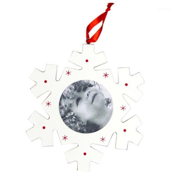 

christmas ornaments pendant xmas tree drop decorative hanging wood picture frame for party decoration1