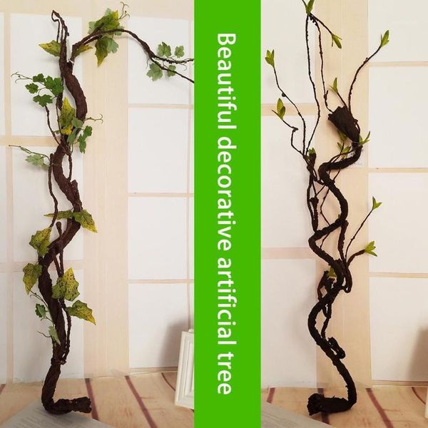 

decorative flowers & wreaths 100/140/180cm real touch fake tree branches rattan for home el wedding party diy decoration artificial plant sp