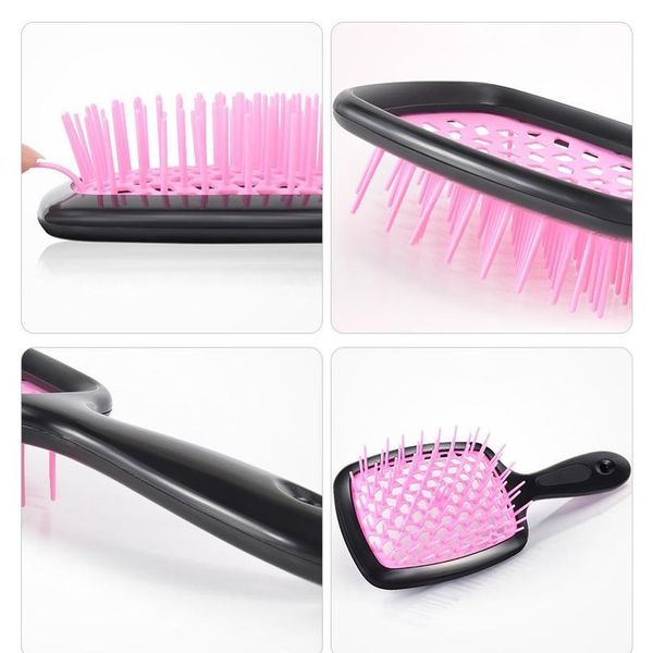 

1pc wide teeth air cushion combs home salon diy hairdressing tool women scalp massage comb hair brush hollo bbyyvd, Silver