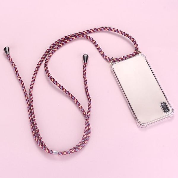

luxury lanyard sile phone case for iphone 12 11 pro max se xsmax xr xs x 8 7 6s 6 plus ul jllals