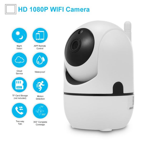 

1080p full hd wireless ip camera wifi ip cctv camera wifi mini network video surveillance auto tracking ir night vision