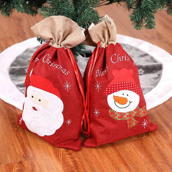

christmas decorations gift bag candy tote handbag party decoration xmas pouch1