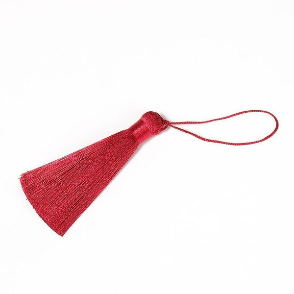 

10pcs tassel brush pendant accessories for diy earrings jewelry making 8cm silk satin tassel handmade crafts findings supplier h wmtmbu