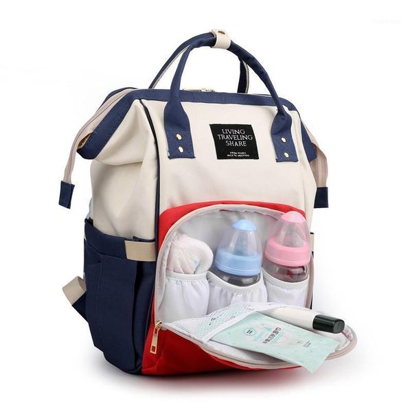 

new mommy bag waterproof fashion diaper bag large travel backpack capacity baby nursing for baby care bb501