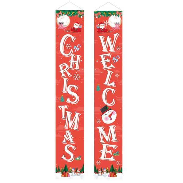 

christmas door curtain banner 2020 home christmas decoration christmas ornament gift decoration 2021 happy new year