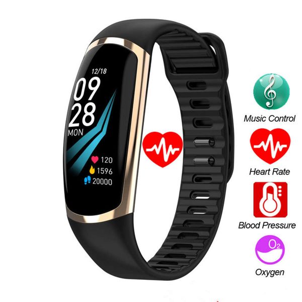 

smart bracelet r16 with color screen android and ios, sleep monitoring, blood prsure, fitns