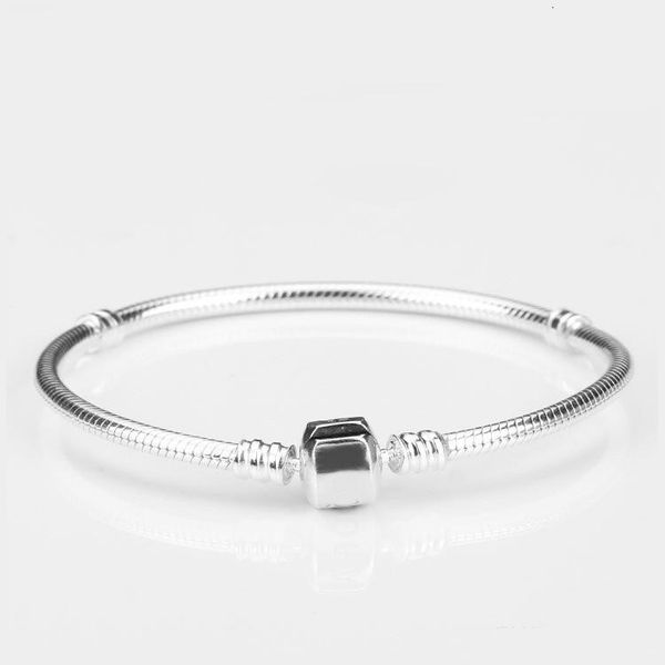 

fit factory wholesale bracelets charms 3mm snake chain bead bangle bracelet jewelry making gift for men women