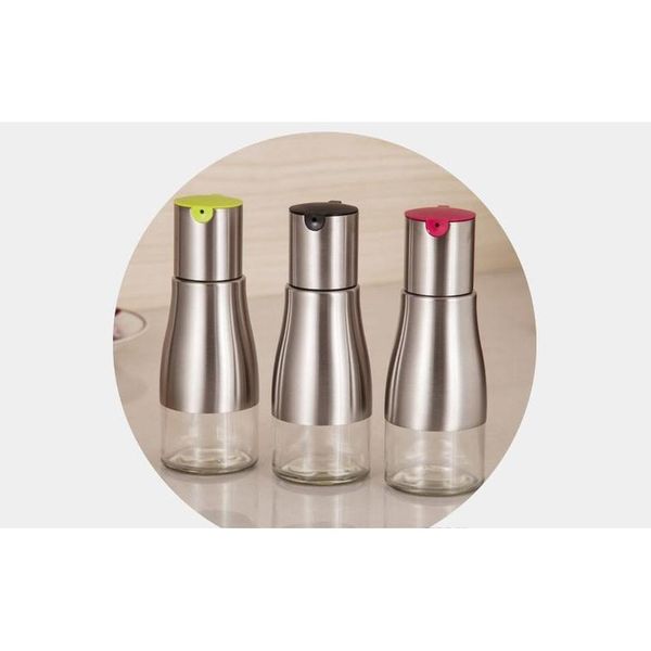 

1pc stainless steel olive mister spray pump bottle oil sprayer pot cooking roast bake oil bottle tools oil jlluxr allguy