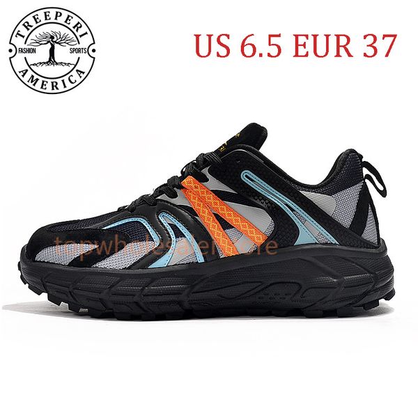 

treeperi chunky 10 soft sole running shoes black silver us 6.5 eur 37 for women trainers