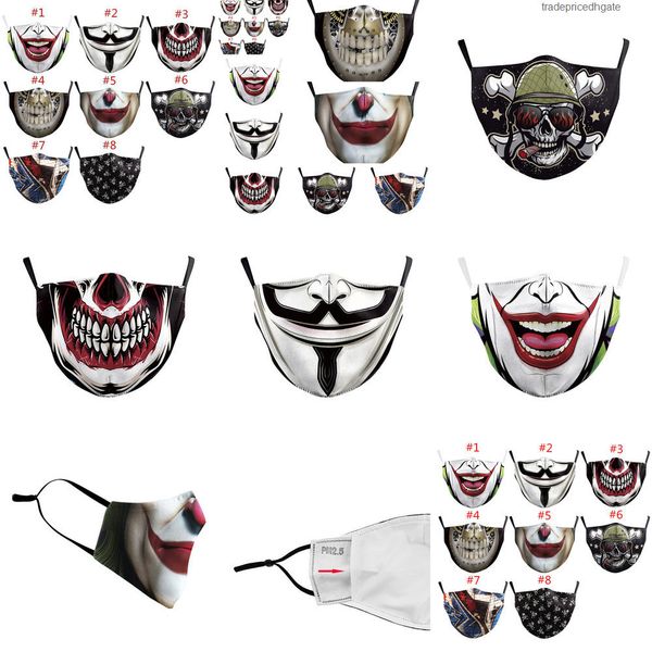 

masks digital halloween men designer fashion masquerade print party joker face lko5