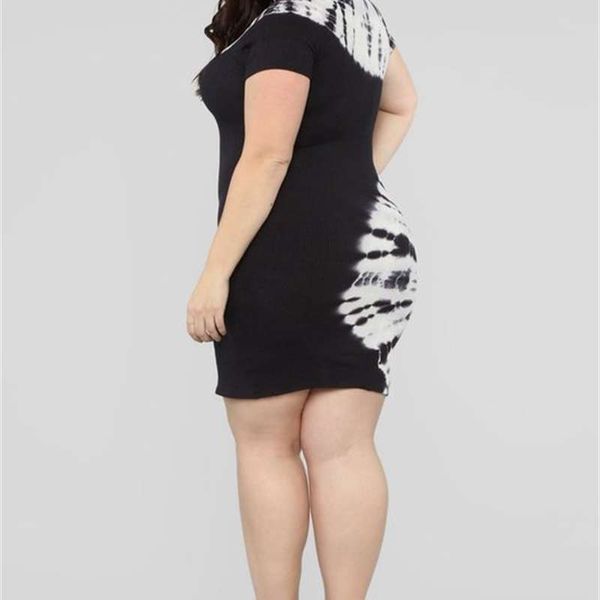 

summer 2019 new women's style printed dress large, Black;gray