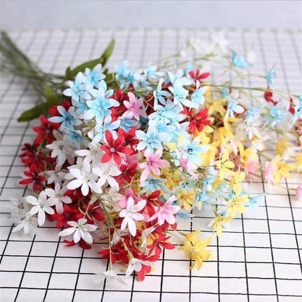 

10pcs fake long stem oncidium 37.4" length simulation dancing lady orchid for wedding home showcase decorative artificial flower1