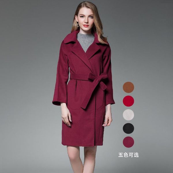 

women wrap coat women wool & blends coats for black wool coat winter thick jacket winter coats solid color
