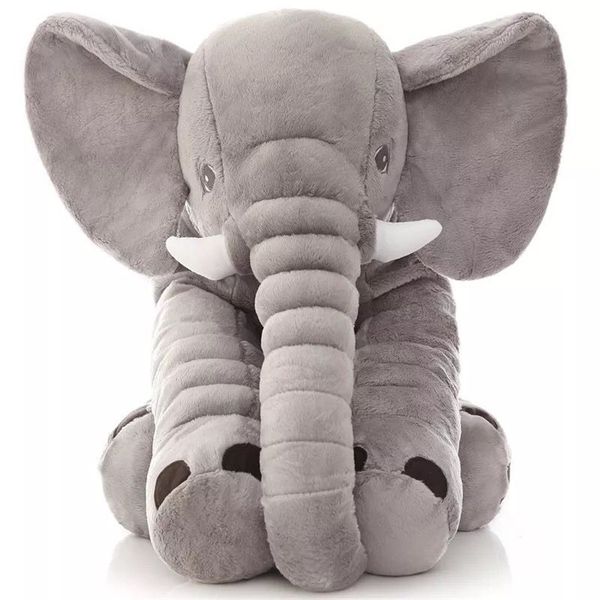 Прекрасный успокоительный слон мягкая подушка на кровати подушка диван спать чучела животных плюшевые игрушки детские подарки для детей 220222