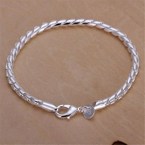 

wholesale price men women rope chain silver color plated bracelets wedding gift party fashion jewelry christmas gifts jshh210 h bbyjri, Black