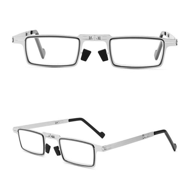 

sunglasses ultra lightweight anti blue light foldable reading glasses portable comfortable weight men women elderly-b5, White;black