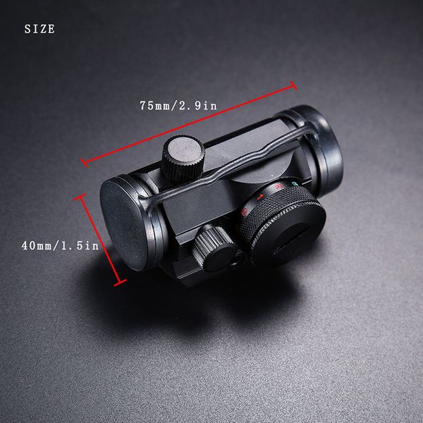 

outdoor hunting holographic balck rifle red dot tactical sight scope rail mount 20mm riflescopes