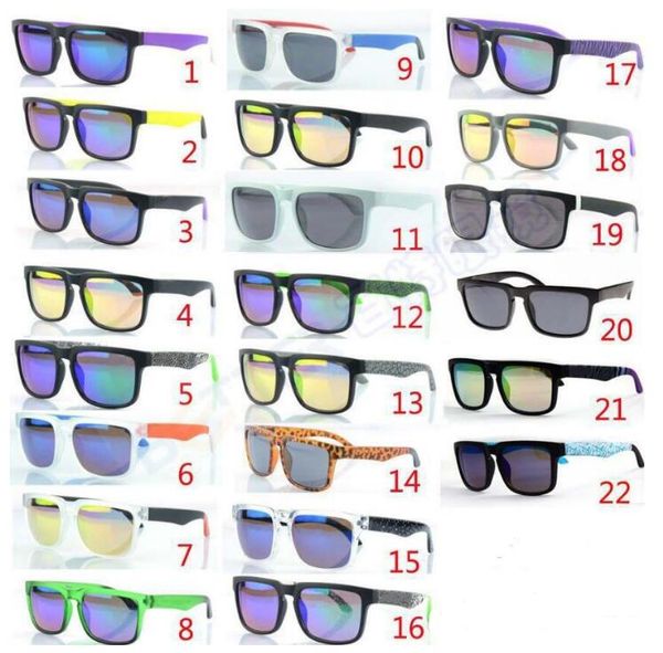 

color reflective lens bright multicolor sun sunglasses outdoor sports riding wind men's personality sunglasses 22 color moq 40 pairs, White;black