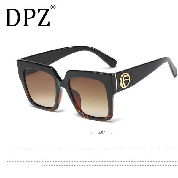 

sunglasses dpz 2021oversized large trend wild ladies sun glasses uv400, White;black
