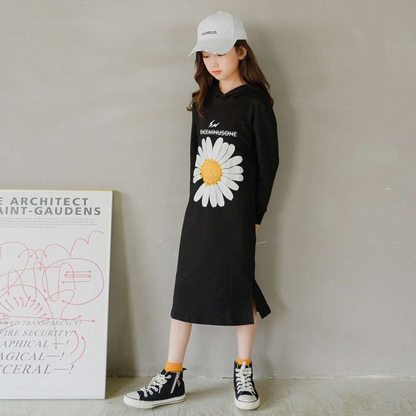 

daisy autumn sve long 2020 korean version skirt middle and big girls' foreign sle parent child drs z2p6, Red;yellow