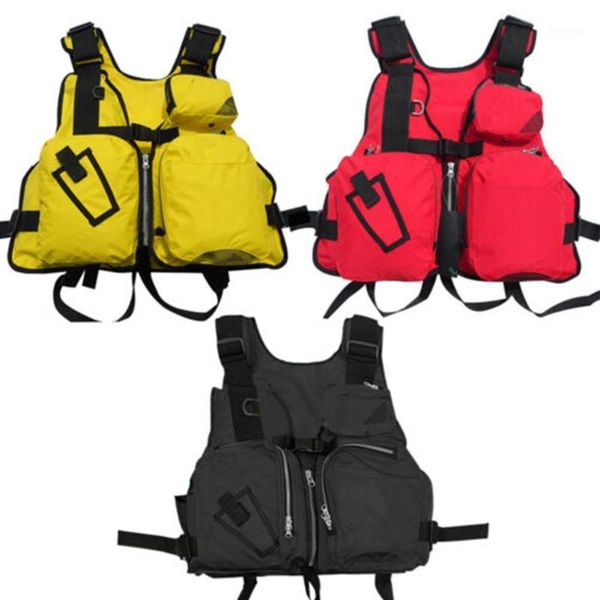 

three colors can choose adjustable buoyancy assisted sailing kayak canoe fishing outdoor life jacket equipment1