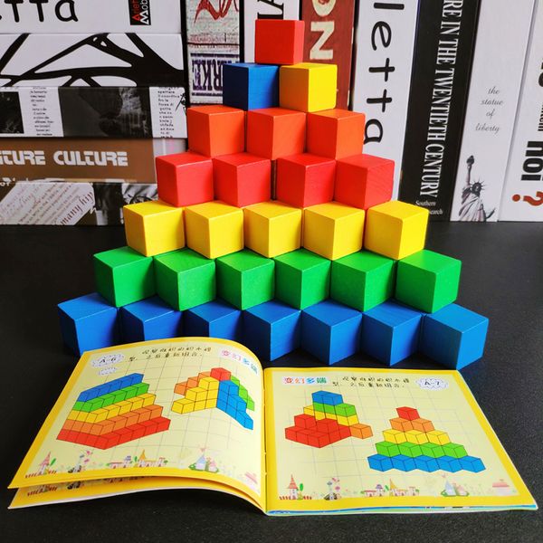 

100 pieces of creative building blocks stacked high children's benefit intellectual toys assembling kindergarten construction area mate