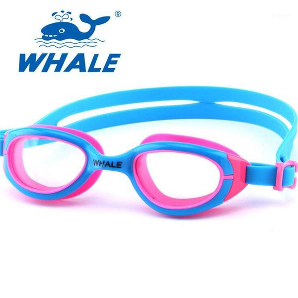

whale baby swimming waterproof children swim goggles anti-fog uv protection silicone frame swim goggles child kids pool glasses1
