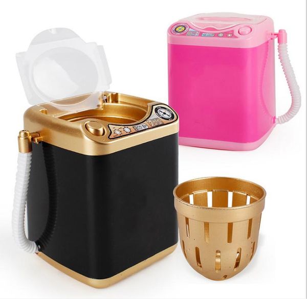

mini toy eyelash washer mini automatic makeup brush cleaner device, deep cleaning machine for sponge and powder puff