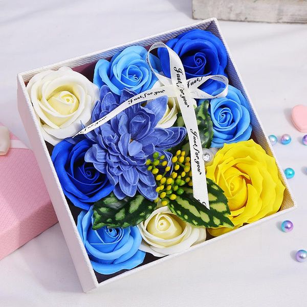 

rose space artificial flowers saop rose flower box gift for mom christmas flower gift wedding girlfriend valentines gifts