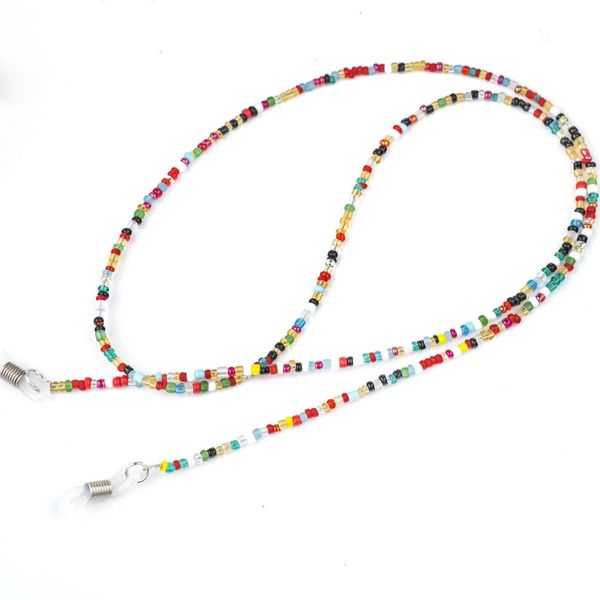 

fashion sweet women glasses chain colorful rice beaded eyeglass lanyard slip sunglasses strap spectacles cord accessories h jllhce
