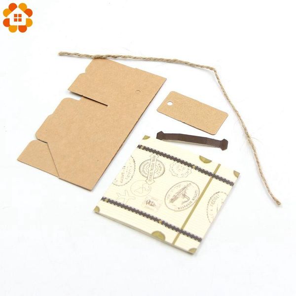 

10шт лот diy путешествия бумаги box vintage mini чемодан коробка конфет сладкие сумки свадьбы пользу подарки украшение партии события suppli