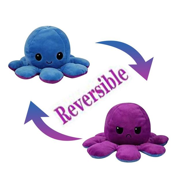 

reversible oc plush stuffed toy soft animal home accessories cute animal doll children gifts baby companion plush toy h jllsss