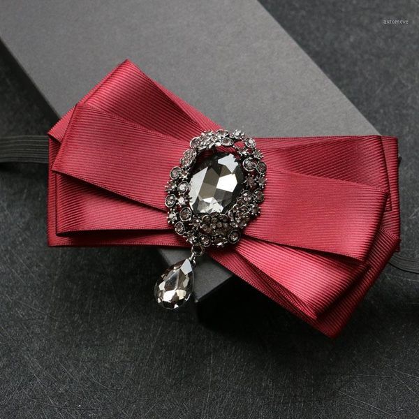 

diamond british bow tie men's formal dress wedding bowtie groom man wedding korean style tide tie dress accessories1, Blue;purple