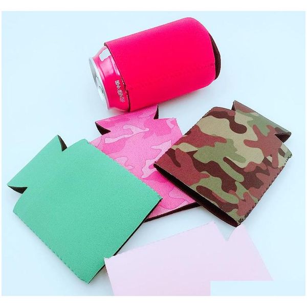 

wholesale many colors blank neoprene foldable stubby holders beer cooler bags for wine food jllsmq bdefight
