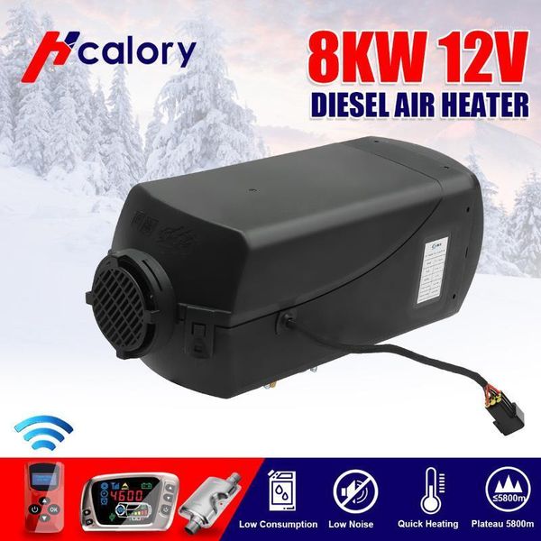 

8000w air diesels heater 8kw 12v car heater for trucks motor-homes boats bus +lcd monitor switch +remote control +1