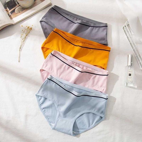 

women panties seamless lingerie cotton briefs solid pants breathing underwear female underpants thong intimates xl #f1, Black;pink