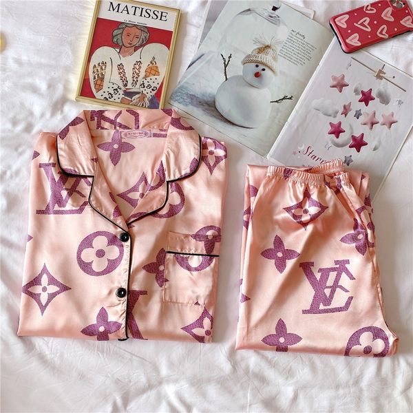 

silk satin pajama set couples long sleeve male flower printed sleepwear women pajamas pijama pyjamas mens pajamas homewear -3xl #qa46954654, Black;red