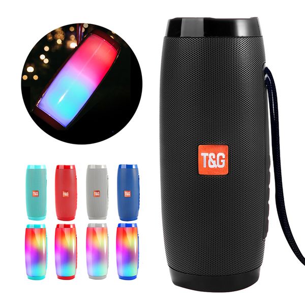 

wireless bluetooth speaker portable speaker bluetooth powerful high boombox outdoor bass hifi tf fm radio with led light