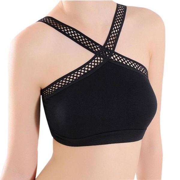 

womens padded bra crop vest bustier beach tank sizeone size, Red;black