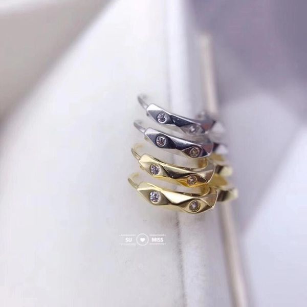 

clear cz earrings ear buckle for women simple boho classic small earrings stud thin hoops gift, Golden;silver