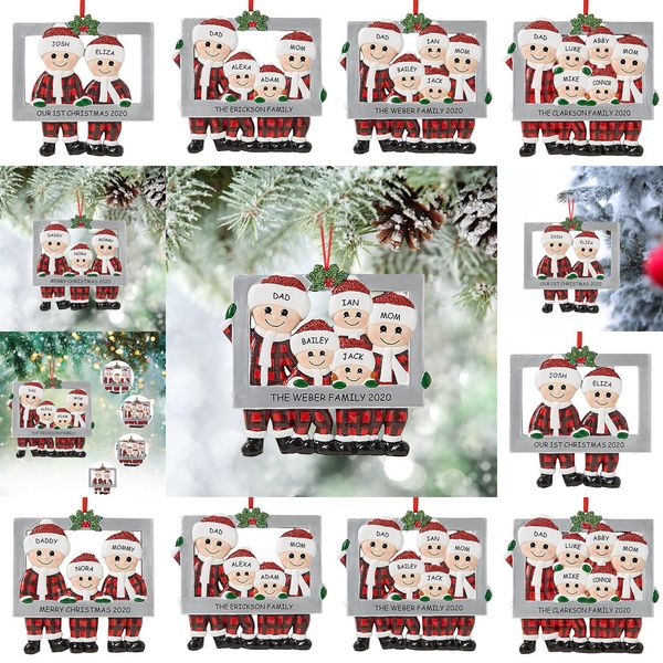 

tugztree decoration christmas new pendants hanging family ornaments diy santa claus gift greeting card home decor