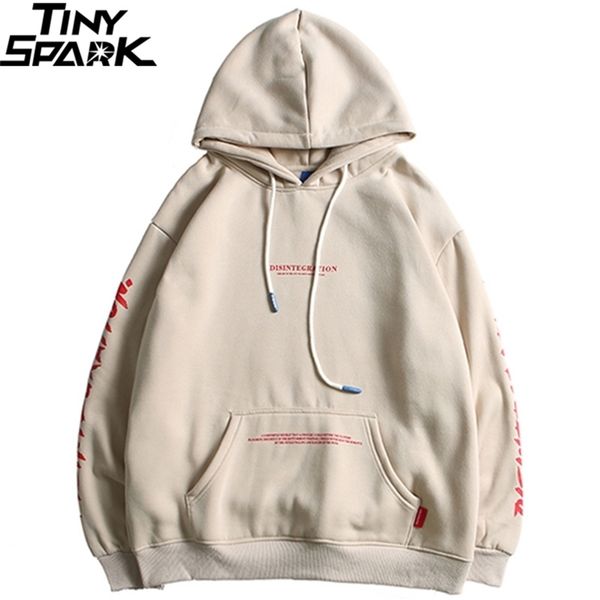 

men hip hop hoodie sweatshirt retro painting print harajuku hooded pullover streetwear autumn cotton loose hoodies winter lj201222, Black