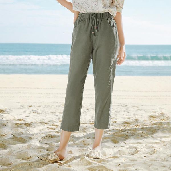 

2020 весна новое прибытие хлопок и льня все матч удобные причинные гарм брюки падение доставка хорошее качество, Black;white