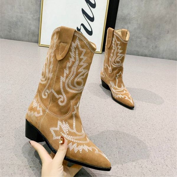 

mujer thick-heeled toe-pointed autumn boots with women's high heels on t237, Black